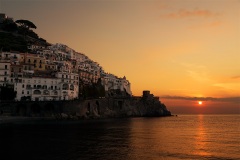 Amalfi Golden Sunrise